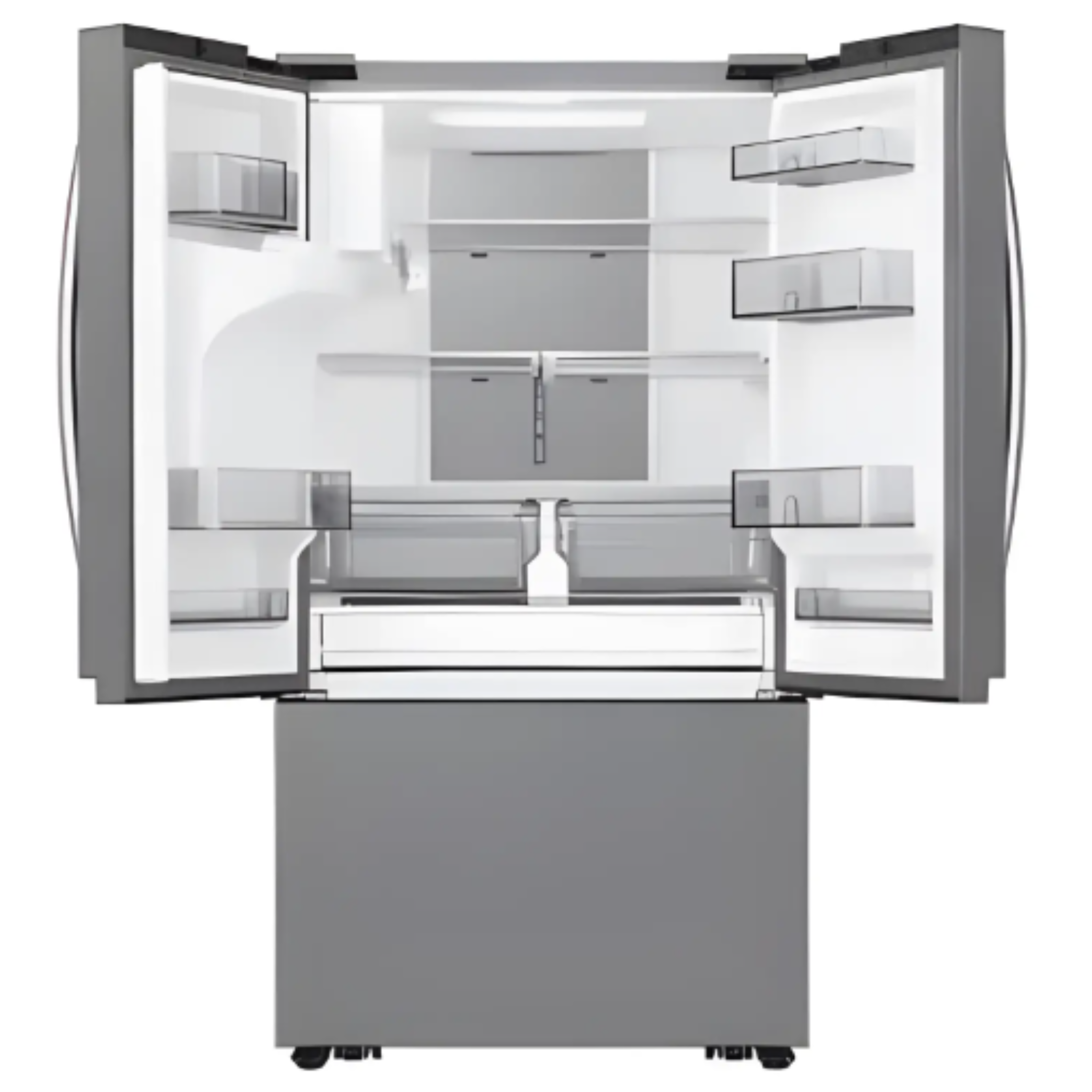 ChillTech Stainless Refrigerator with Interactive Screen