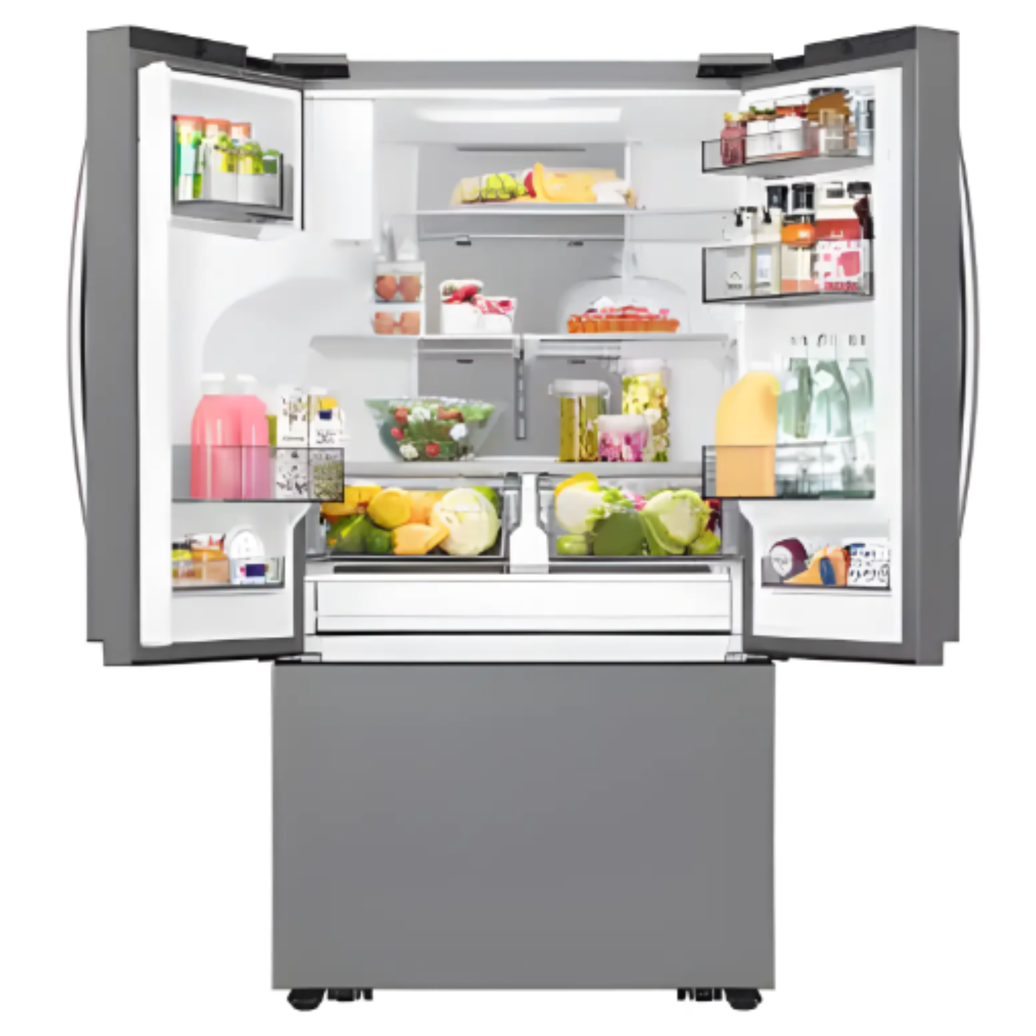 ChillTech Stainless Refrigerator with Interactive Screen