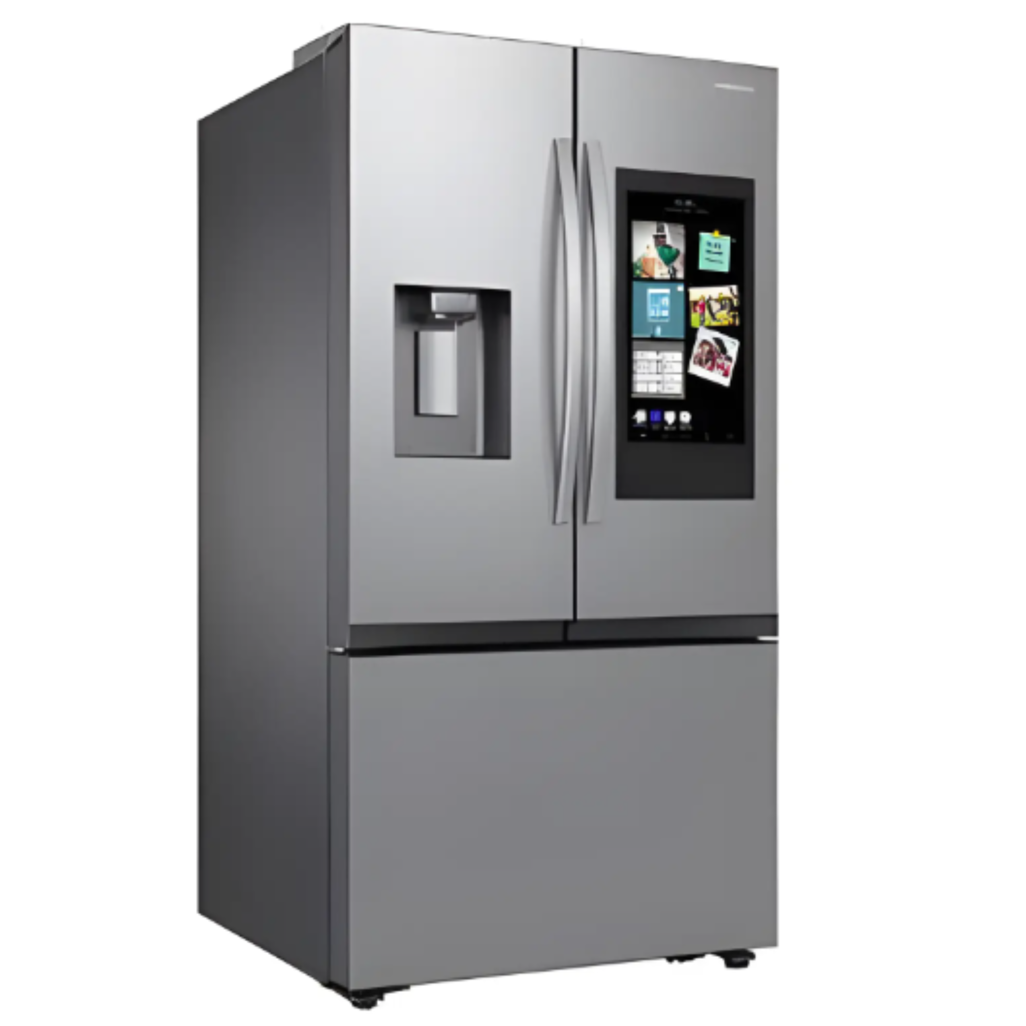 ChillTech Stainless Refrigerator with Interactive Screen