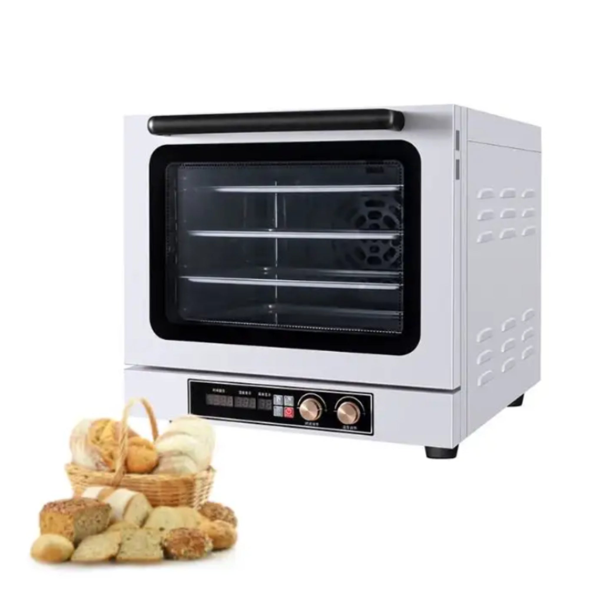 EleganceSteam White and Black Oven